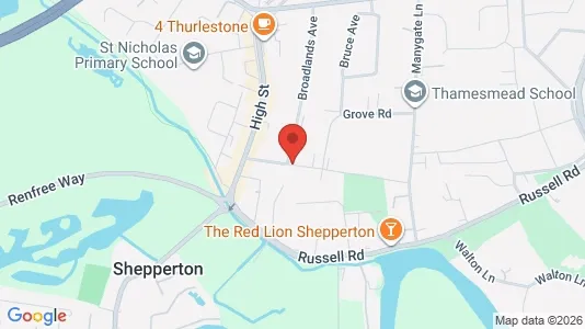 Apartments for rent i Shepperton - Middlesex - kort over placeringen