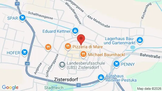 Apartments for rent i Zistersdorf - kort over placeringen