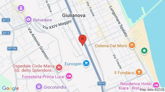 Apartments for rent in Giulianova - Photo from Google Street View