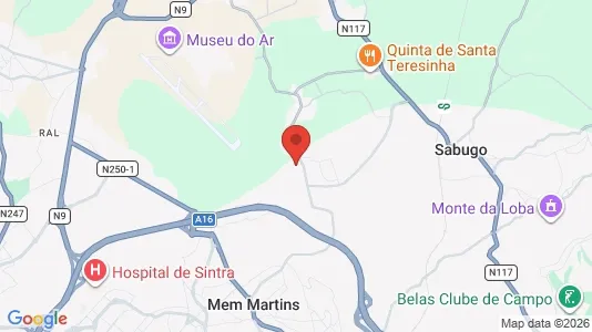 Apartments for rent i Sintra - kort over placeringen