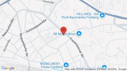 Apartments for rent i Central Saxony - kort over placeringen