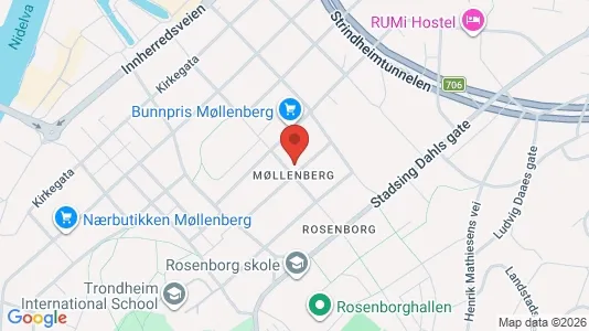 Apartments for rent in Trondheim Østbyen - Photo from Google Street View
