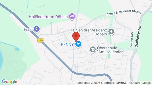 Apartments for rent i Central Saxony - kort over placeringen