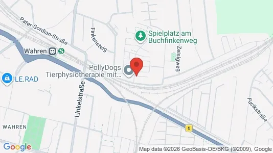 Apartments for rent i Leipzig - kort over placeringen