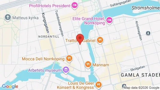 Apartments for rent i Norrköping - kort over placeringen