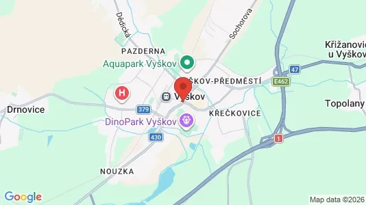Apartments for rent in Vyškov - Photo from Google Street View