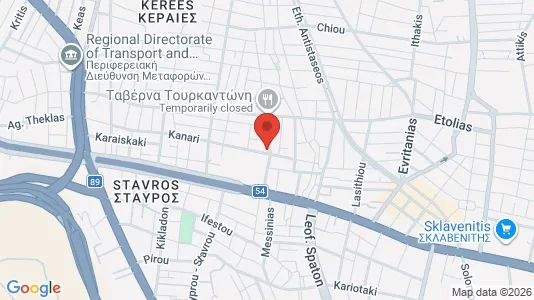 Apartments for rent i Agia Paraskevi - kort over placeringen