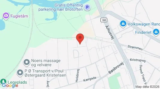 Apartments for rent i Randers SV - kort over placeringen