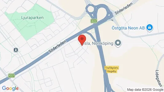 Apartments for rent i Norrköping - kort over placeringen