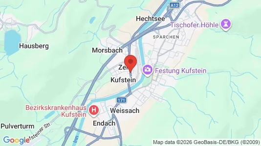 Houses for rent i Kufstein - kort over placeringen