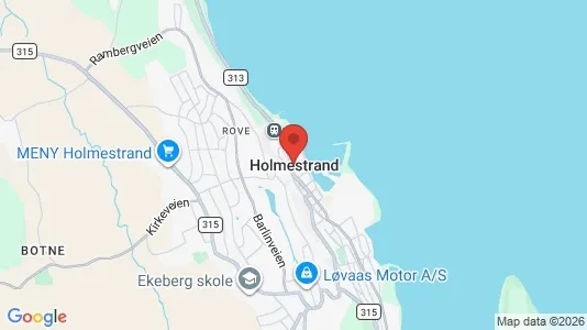 Apartments for rent i Holmestrand - kort over placeringen