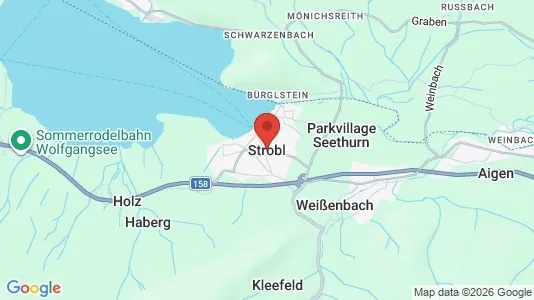 Apartments for rent i Strobl - kort over placeringen