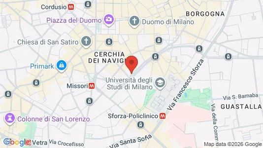 Rooms for rent i Milano Zona 1 - Centro storico - kort over placeringen