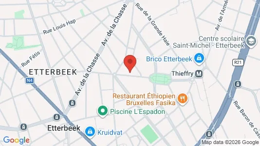 Apartments for rent in Brussels Etterbeek - Photo from Google Street View