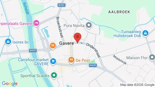 Apartments for rent i Gavere - kort over placeringen