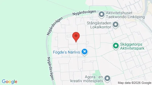 Apartments for rent i Linköping - kort over placeringen