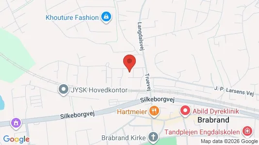 Apartments for rent i Brabrand - kort over placeringen