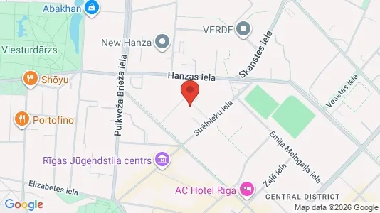 Apartments for rent i Riga Centrs - kort over placeringen