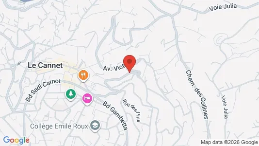 Apartments for rent i Grasse - kort over placeringen