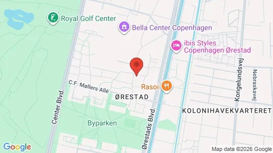 Apartments for rent i Copenhagen S - kort over placeringen