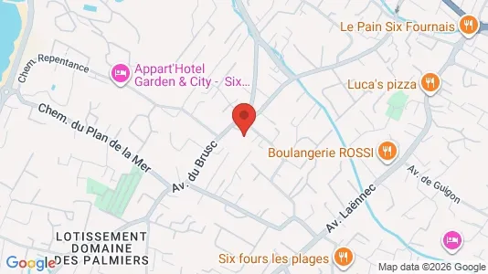 Apartments for rent i Toulon - kort over placeringen