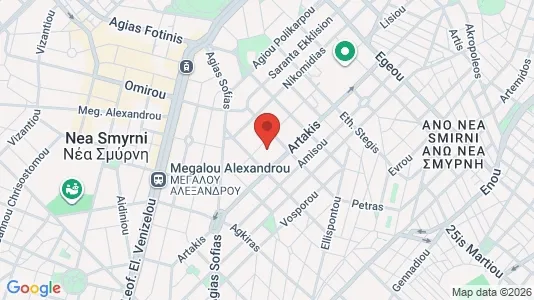 Apartments for rent i Agios Dimitrios - kort over placeringen