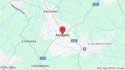 Apartments for rent i Anzegem - kort over placeringen