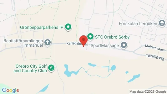 Apartments for rent i Örebro - kort over placeringen