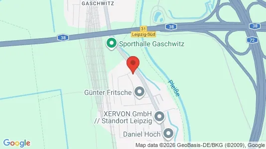 Apartments for rent i Leipzig - kort over placeringen