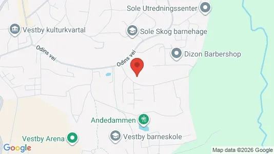 Apartments for rent i Vestby - kort over placeringen