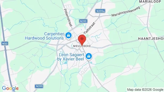 Houses for rent i Meulebeke - kort over placeringen