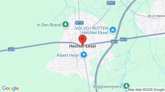 Houses for rent i Hechtel-Eksel - kort over placeringen