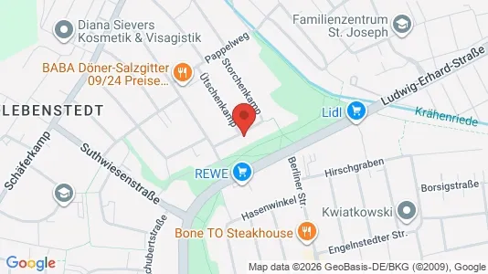 Apartments for rent i Salzgitter - kort over placeringen