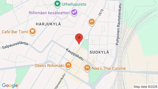Apartments for rent i Riihimäki - kort over placeringen