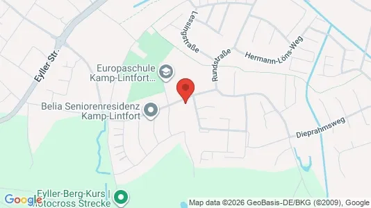 Apartments for rent i Wesel - kort over placeringen