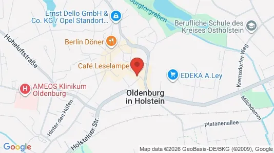Apartments for rent i Ostholstein - kort over placeringen