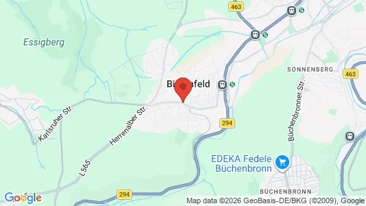 Apartments for rent i Enzkreis - kort over placeringen