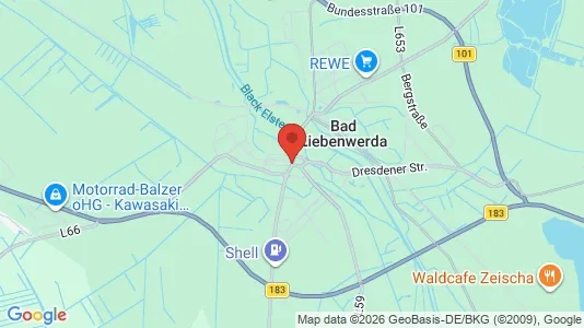 Apartments for rent i Elbe-Elster - kort over placeringen