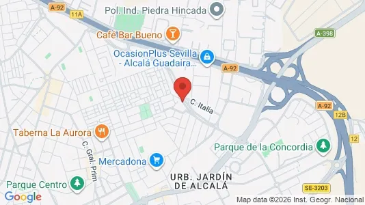 Apartments for rent in Alcalá de Guadaíra - Photo from Google Street View