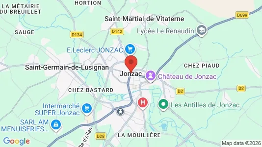 Houses for rent in Jonzac - Photo from Google Street View