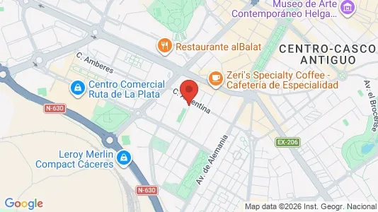 Apartments for rent in Cáceres - Photo from Google Street View