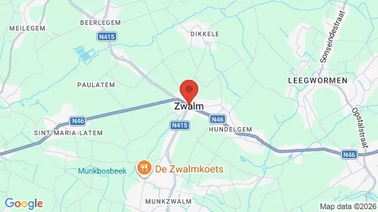 Houses for rent i Zwalm - kort over placeringen