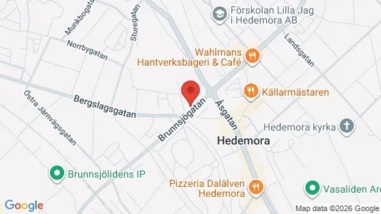 Apartments for rent i Hedemora - kort over placeringen