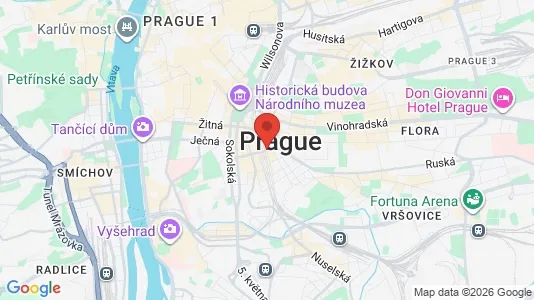 Apartments for rent in Prague 2 - Photo from Google Street View