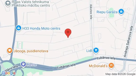 Apartments for rent i Riga Dārzciems - kort over placeringen