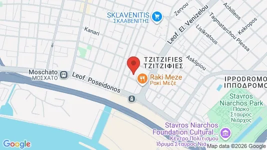 Apartments for rent i Kallithea - kort over placeringen