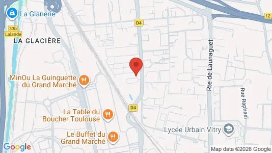 Apartments for rent i Toulouse - kort over placeringen