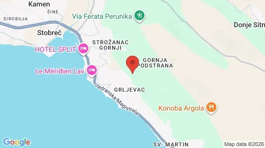 Apartments for rent in Podstrana - Photo from Google Street View