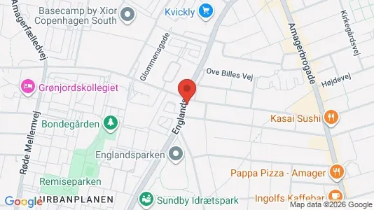 Apartments for rent i Copenhagen S - kort over placeringen
