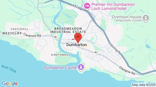 Apartments for rent i Dumbarton - Dunbartonshire - kort over placeringen